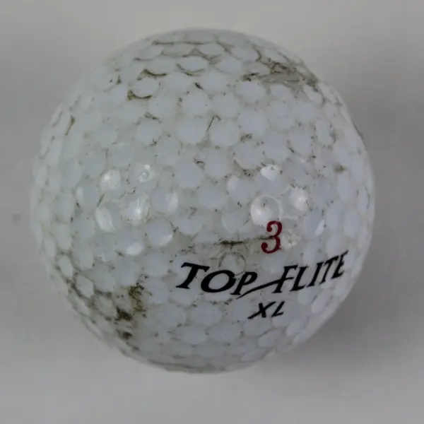 Lot of 3 Top Flite XL White Golf Balls