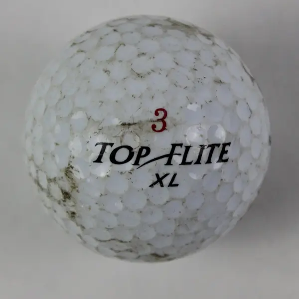 Lot of 3 Top Flite XL White Golf Balls