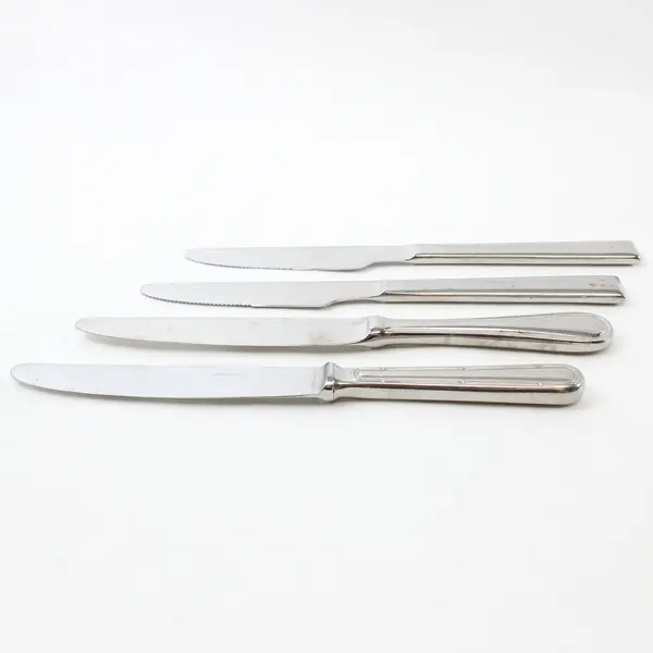 Lot of 4 Mixed Brand Butter Knives Used Flatware Kitchen Dining