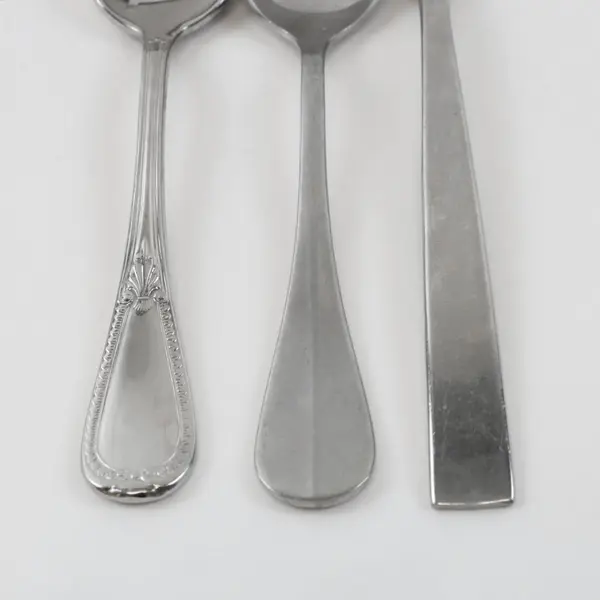 Lot of 3 Mixed Brand Spoons 7-8 Inch Used Restaurant Flatware