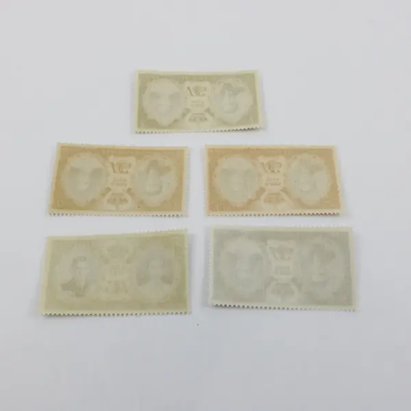 Set Of 5 Monaco 1956 Wedding Stamps Prince Rainier Grace Kelly SC #366-70 MNH