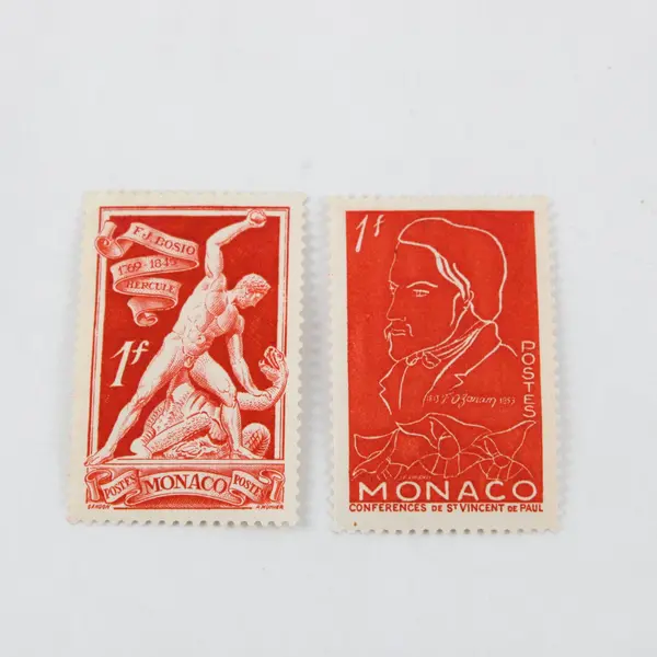 Lot Of 7 Monaco 1948-1956 Stamps Mint Hinged 