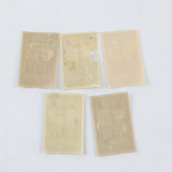 Lot Of 5 French Somali Coast 1938 Mosque Stamps SC #145 #147 #151-53 Mint Hinged