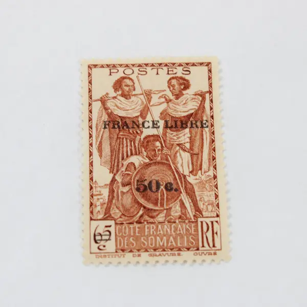 Lot Of 3 Free French Somali Coast 1942 Stamps SC #187-189 Mint Hinged