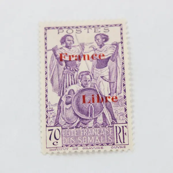 Lot Of 3 Free French Somali Coast 1942 Stamps SC #187-189 Mint Hinged