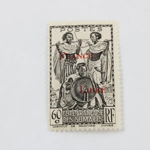Lot Of 3 Free French Somali Coast 1942 Stamps SC #187-189 Mint Hinged