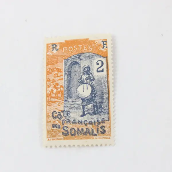 Lot Of 4 French Somali Coast 1915-1933 Stamps SC #92 #96 #80-81 MH