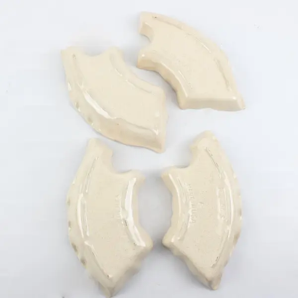 Vintage USA Pottery Sculpted Leaf Shaped Trays