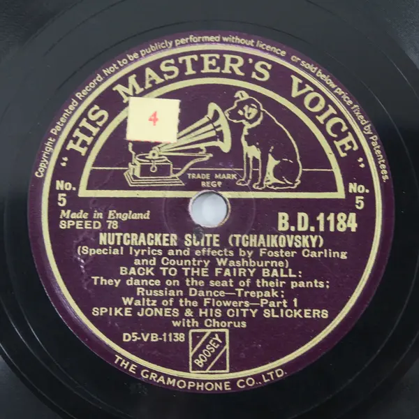 Spike Jones & His City Slickers Nutcracker Suite Shellac 78 RPM 2-Record Set 5&6