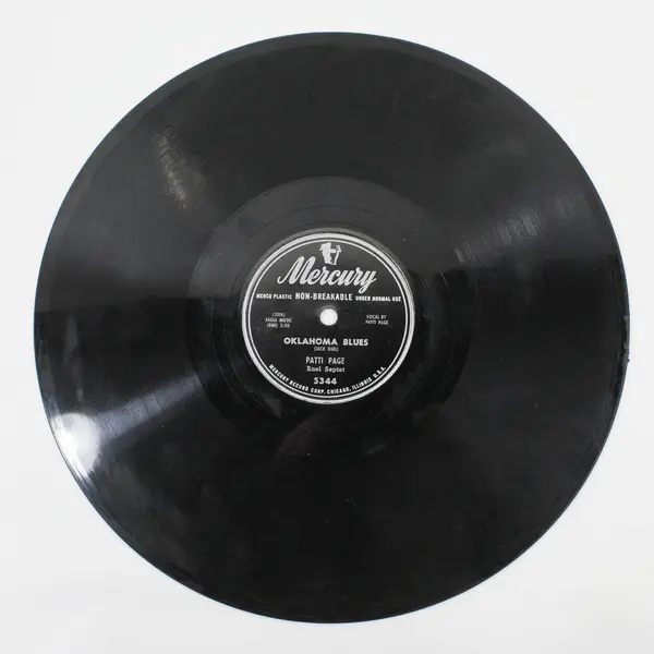 Mercury 5344 Patti Page Qtr 10" 33RPM With My Eyes Wide Open/Oklahoma Blues
