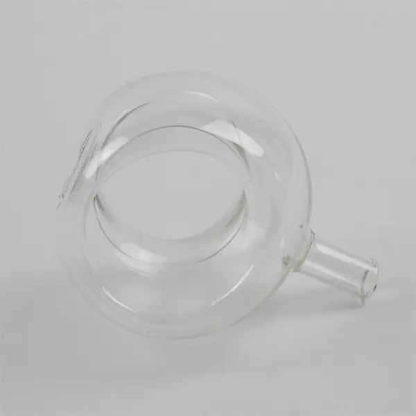 Two's Company Sitting Pretty 2232 Hand-Blown Glass Napkin Rings Set 4 Boxed
