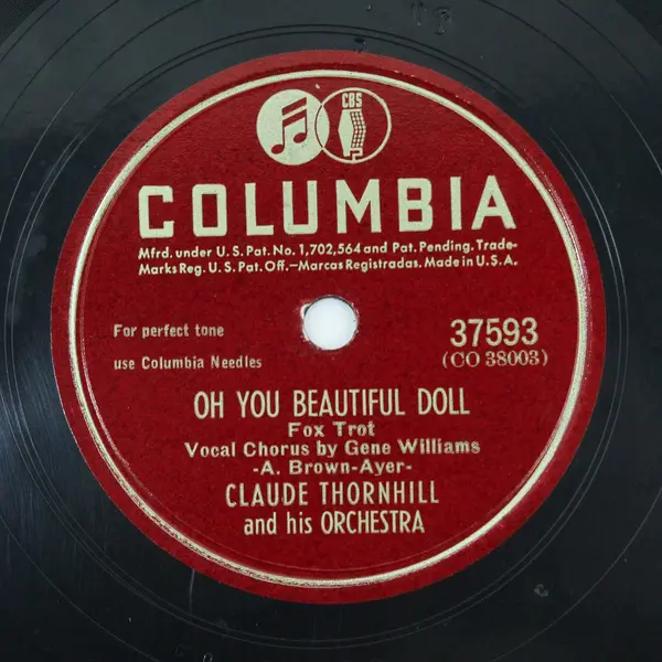 Claude Thornhill Columbia Early Autumn/Oh You Beautiful Doll 10" Shellac 78RPM