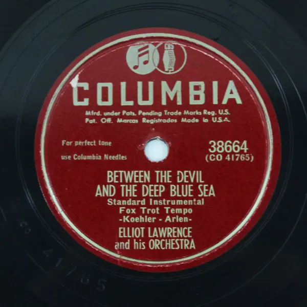 Columbia 38664 Ritual Fire Dance/Between the Devil and the Deep Blue Sea