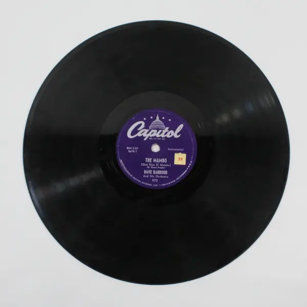 Dave Barbour & His Orchestra Capitol 973 78 RPM The Mambo/Dave's Boogie