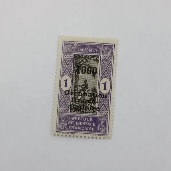 Lot Of 3 Togo French Dahomey 1915-1920 Stamps Mint Hinged