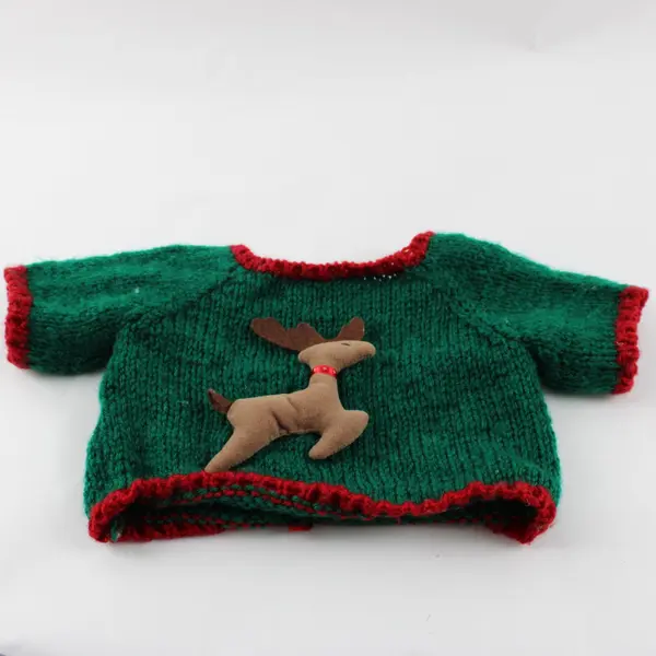 Vintage Commonwealth 1990 Holiday Plush Mouse Christmas Stuffed Animal