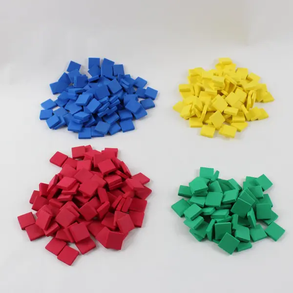 hand2mind Color Tiles Manipulative Set 3/4 Inch Math Learning