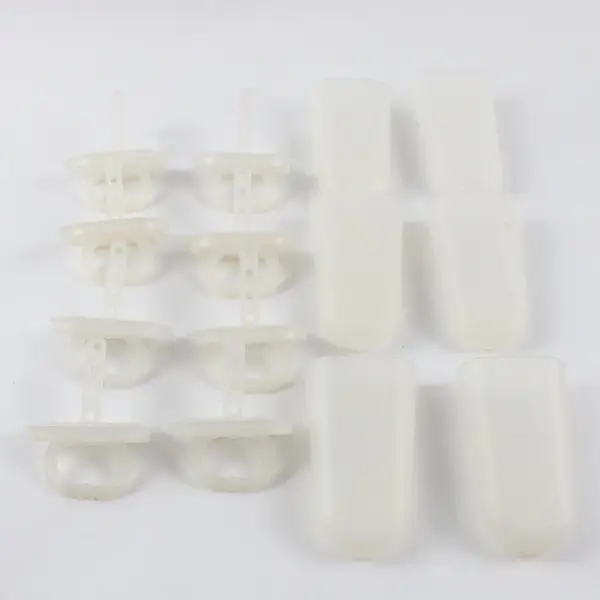 Vintage Tupperware Ice Tups Popsicle Mold Set White Bases Handles Set of 6