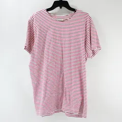 Elisabeth by Liz Claiborne Women's Pink White Striped T-Shirt 2XL