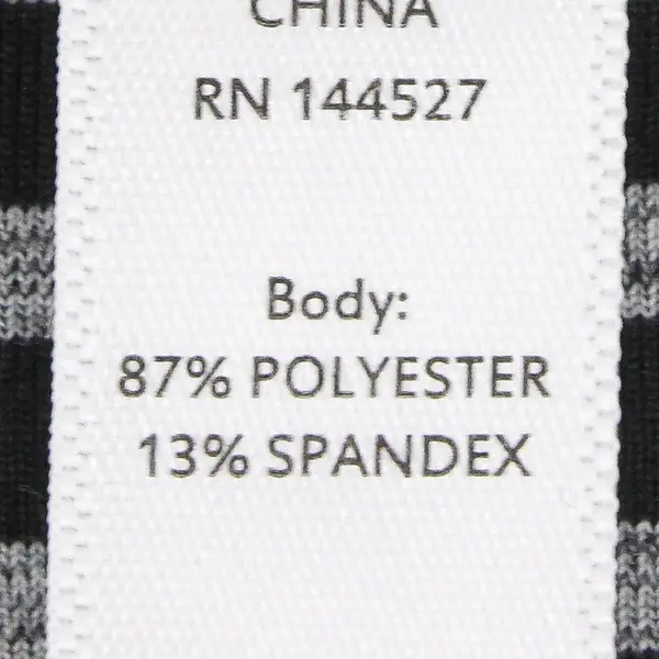 90 Degree by Reflex Women's Racerback Tank Black Gray Striped XS