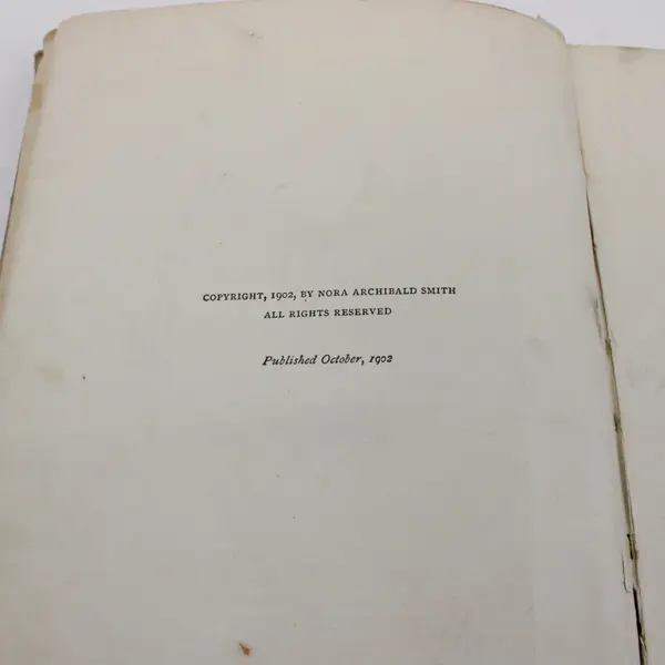 Three Little Marys Nora Archibald Smith Hardcover Book 1902