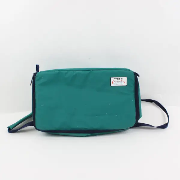 Pyrex Portables The Way To Go Insulated Zipper Carrier Bag Green