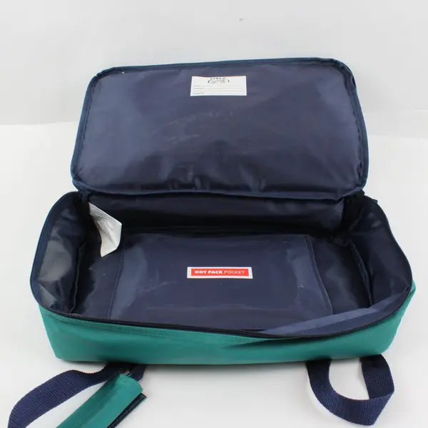 Pyrex Portables The Way To Go Insulated Zipper Carrier Bag Green