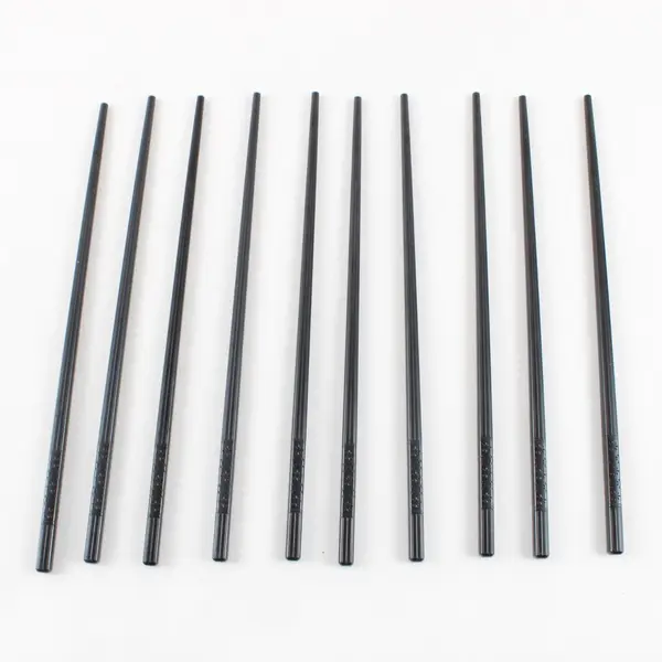 Stainless Steel Chopsticks Set 5 Pairs Black Reusable Dishwasher Safe