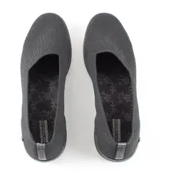 Skechers Goga Mat Stretch Fit Women's Shoes Black Size 9.5