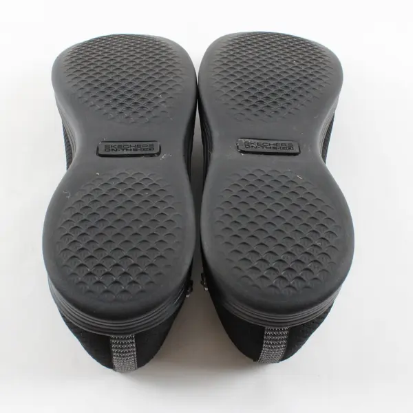 Skechers Goga Mat Stretch Fit Women's Shoes Black Size 9.5