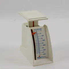 Weight Watchers Vintage Mechanical Dietetic Kitchen Scale White Food Portion