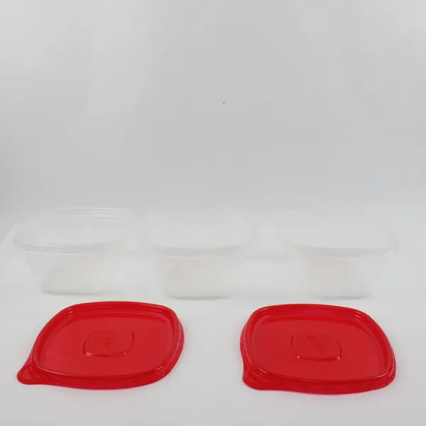 Set of 3 Ziploc 5-Cup Food Storage Containers 2 Lids