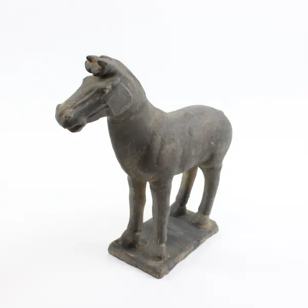 Set of 3 Replica Terracotta Army Figurines Qin Dynasty Cavalry Horse