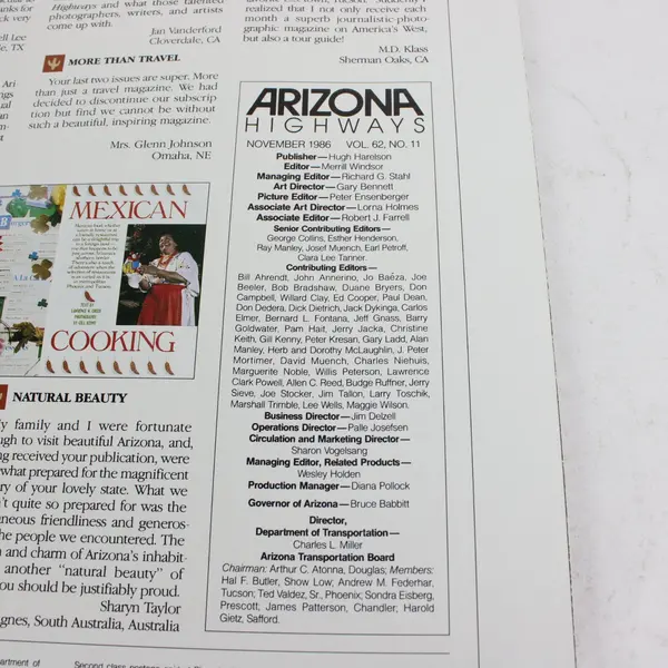 Lot of 4 Arizona Highways Magazines Travel Photography Arizona