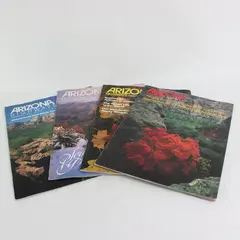 Lot of 4 Arizona Highways Magazines Pre-Owned Good Condition