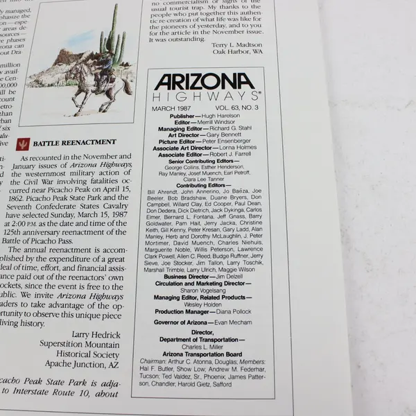 Lot of 4 Arizona Highways Magazines Pre-Owned Good Condition