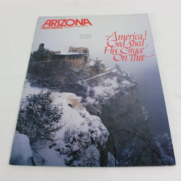 Lot of 4 Arizona Highways Travel Magazines Mar 1980 Dec 1984 Sep 1985 Apr 1986
