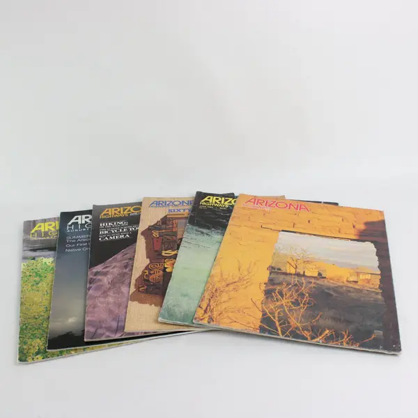 Lot of 6 Arizona Highways Magazines Travel Photography Nature Culture
