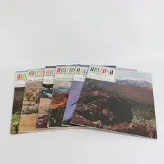 Lot of 6 Arizona Highways Magazines 1970 Vintage Good Condition Issues