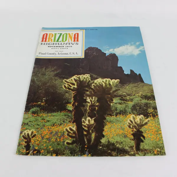 Lot of 6 Arizona Highways Magazines 1970 Vintage Good Condition Issues