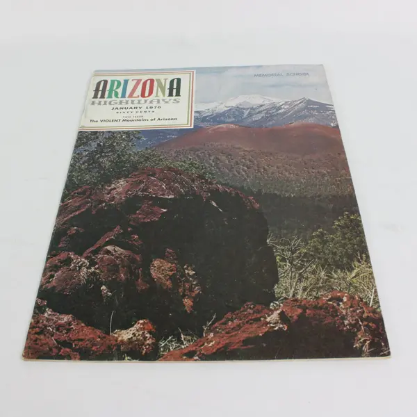 Lot of 6 Arizona Highways Magazines 1970 Vintage Good Condition Issues