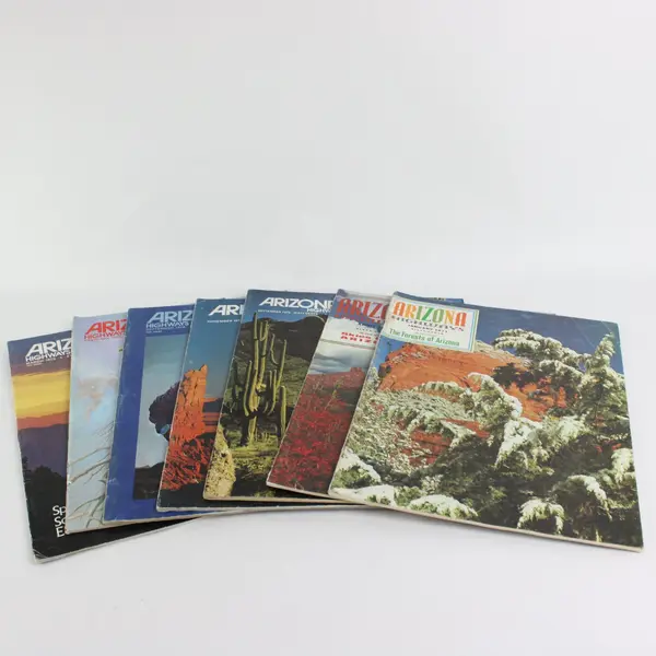 Lot 7 Vintage Arizona Highways Magazines 1/71 4/71 9/73 11/74 9/78 2/79 3/79