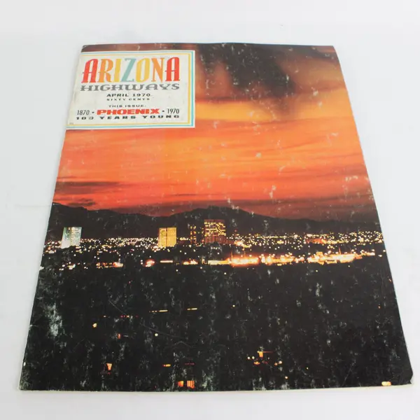 Lot of 3 Arizona Highways Magazines Apr Jun Sep 1970 Acceptable Condition