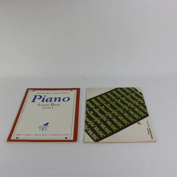 Lot of 2 Paperback Music Piano Lesson Book Level 2 Make Beautiful Music
