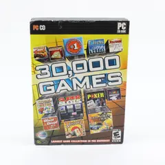 30,000 Games for PC CD-ROM 2007 Large Casual Game Collection