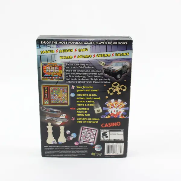 30,000 Games for PC CD-ROM 2007 Large Casual Game Collection