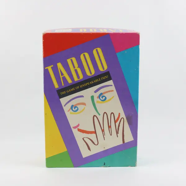 Milton Bradley Taboo Board Game The Game of Unspeakable Fun Complete