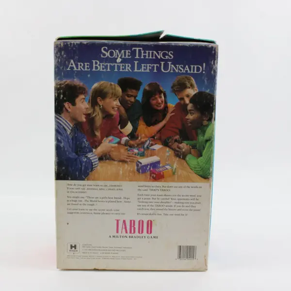 Milton Bradley Taboo Board Game The Game of Unspeakable Fun Complete