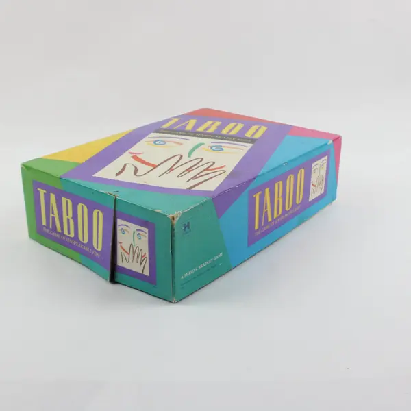 Milton Bradley Taboo Board Game The Game of Unspeakable Fun Complete