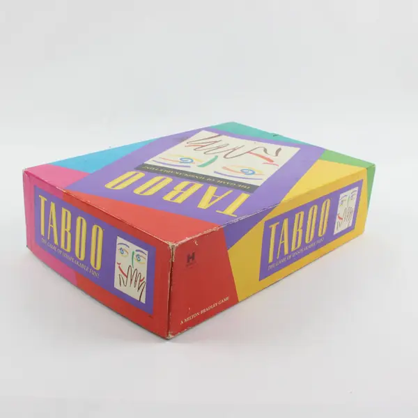 Milton Bradley Taboo Board Game The Game of Unspeakable Fun Complete